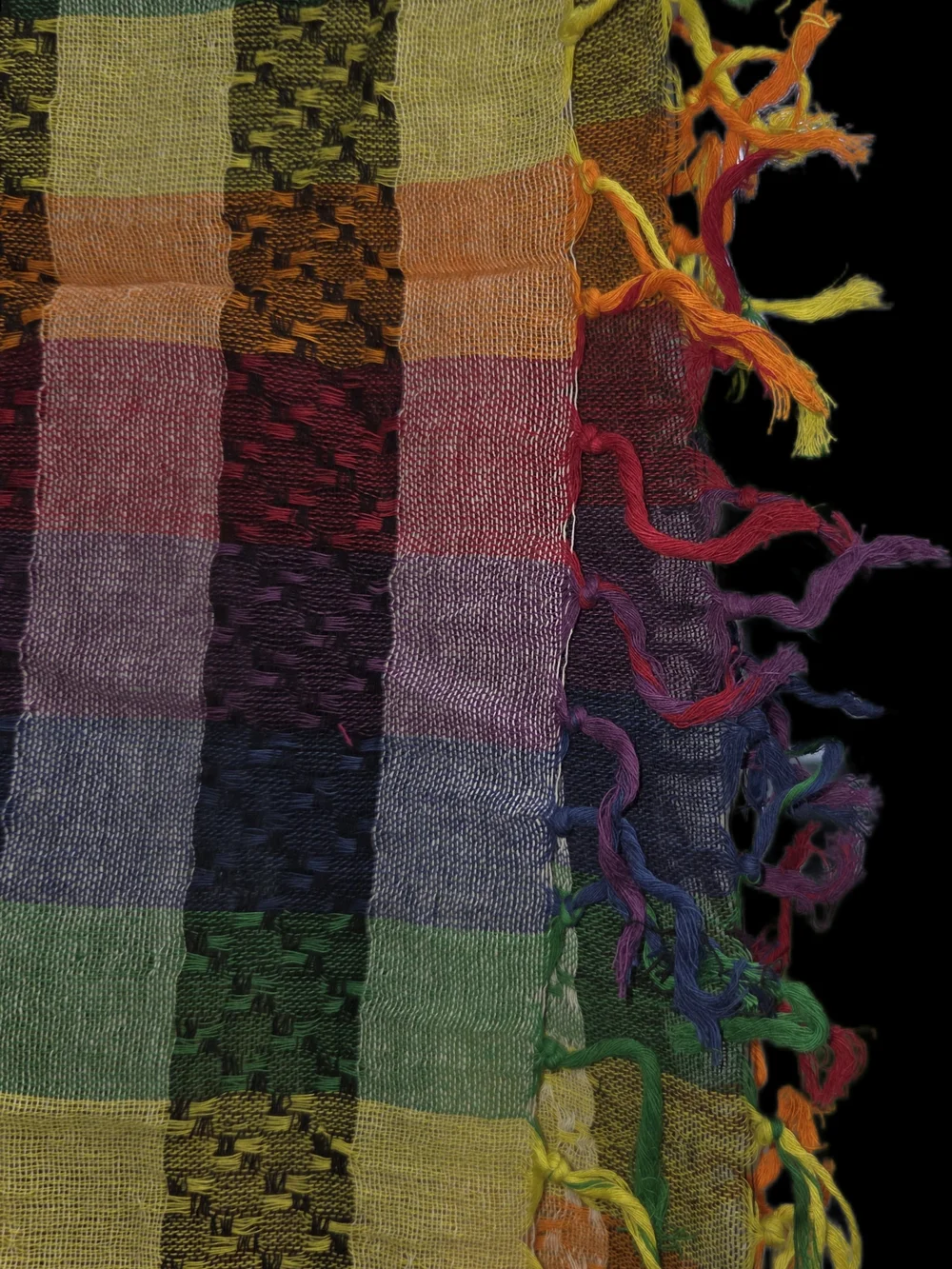 Samba Rainbow Keffiyeh Tahrir Scarf 13